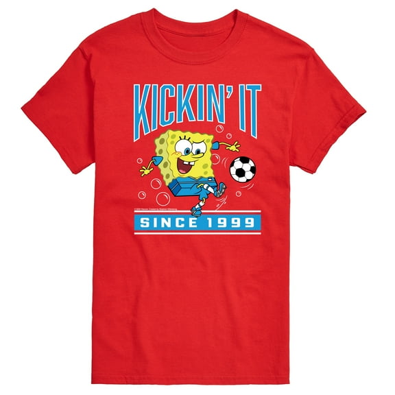 Spongebob Squarepants - Kickin It Since 1999 - Men's Short Sleeve Graphic T-Shirt