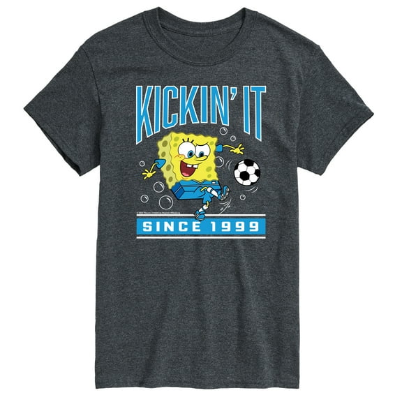 Spongebob Squarepants - Kickin It Since 1999 - Men's Short Sleeve Graphic T-Shirt