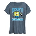thumbnail image 1 of Spongebob Squarepants - Kickin It Since 1999 - Women's Short Sleeve Graphic T-Shirt, 1 of 6