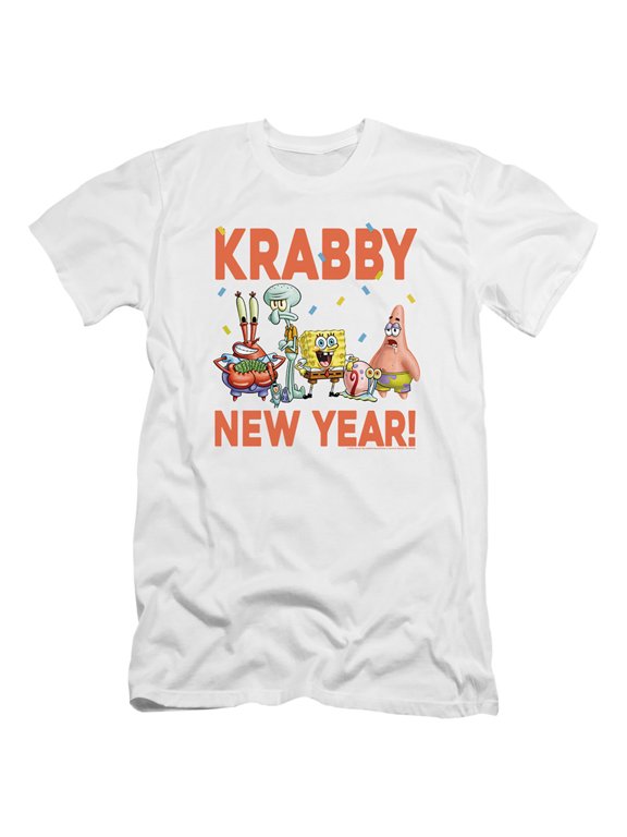 Krabby New Year Unisex Adult Canvas Brand T Shirt