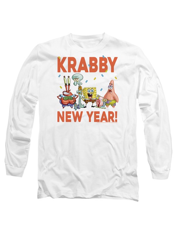 Krabby New Year Unisex Adult Long-Sleeve T Shirt