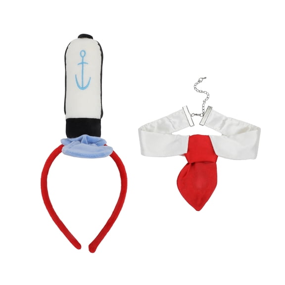Spongebob Squarepants Krusty Krab Cosplay Character Headband and Tie