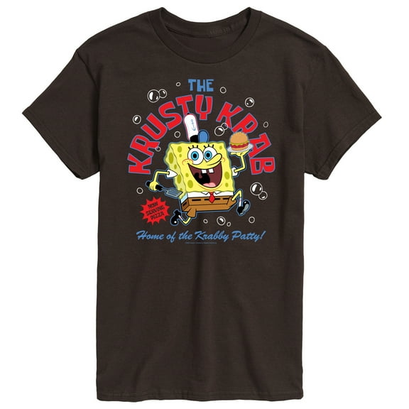 Spongebob Squarepants - Krusty Krab Home of Krabby Patty - Men's Short Sleeve T-Shirt