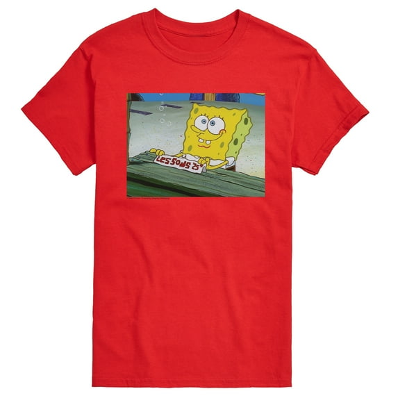 Spongebob Squarepants - Lessons - Men's Short Sleeve Graphic T-Shirt