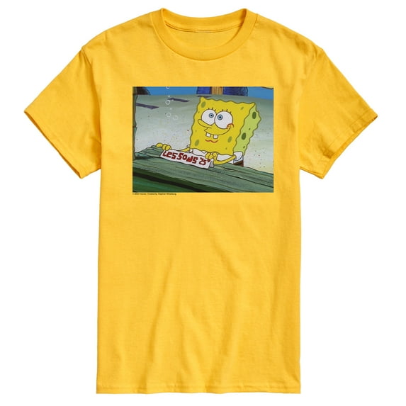 Spongebob Squarepants - Lessons - Men's Short Sleeve Graphic T-Shirt