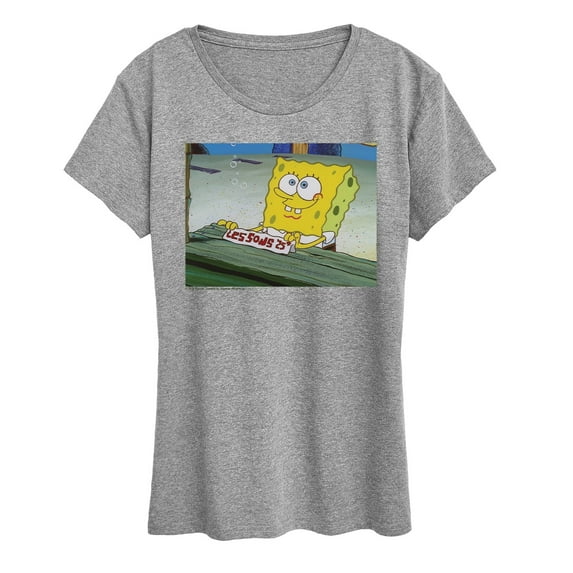 Spongebob Squarepants - Lessons - Women's Short Sleeve Graphic T-Shirt