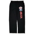 thumbnail image 1 of Spongebob Squarepants Mens Black The Krusty Krab Sleep Pants Pajama Bottoms XL, 1 of 1