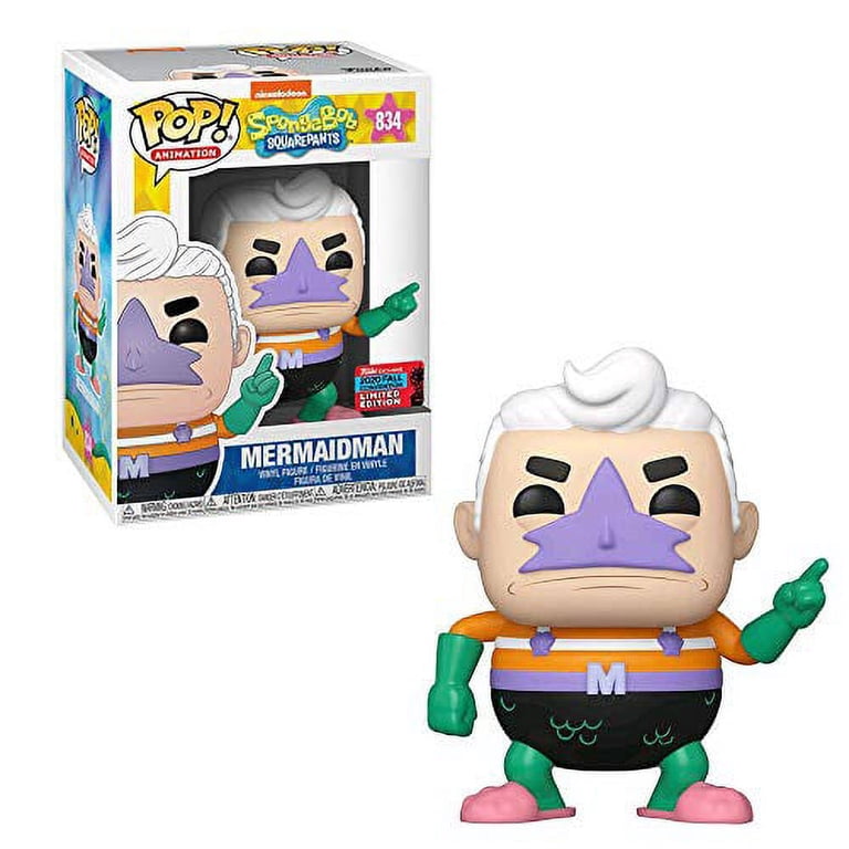Funko POP Animation Spongebob Squarepants MermaidMan 834 Vinyl