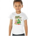 thumbnail image 1 of Spongebob Squarepants Merry Christmas Tree Decorating Kids T Shirt for Youth Toddler Boys and Girls, 1 of 4