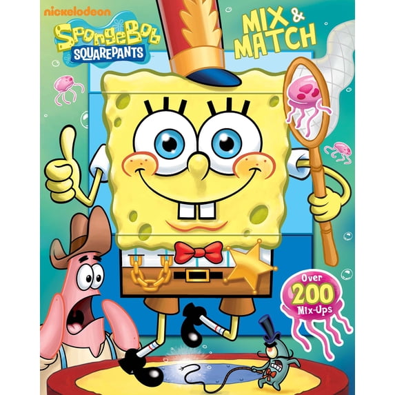 Spongebob Squarepants Mix & Match (Hardcover) by Nickelodeon Spongebob Squarepants, David Roe