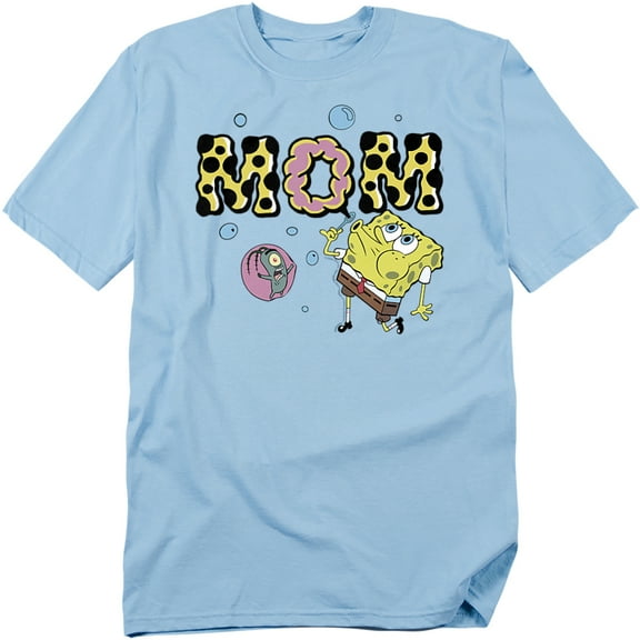 Spongebob T-Shirt Mother'S Day Mom Bubbles Unisex Graphic Tee for Men & Women