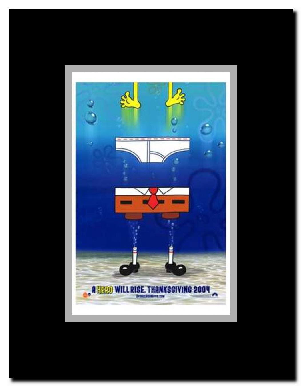 Spongebob Squarepants Movie Framed Movie Poster