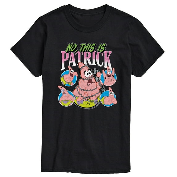 Spongebob Squarepants - No This Is Patrick - Men's Short Sleeve Graphic T-Shirt