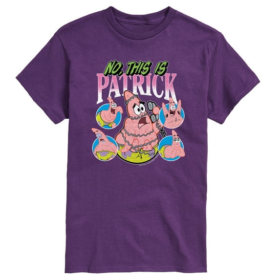 Spongebob Squarepants - No This Is Patrick - Men's Short Sleeve Graphic T-Shirt