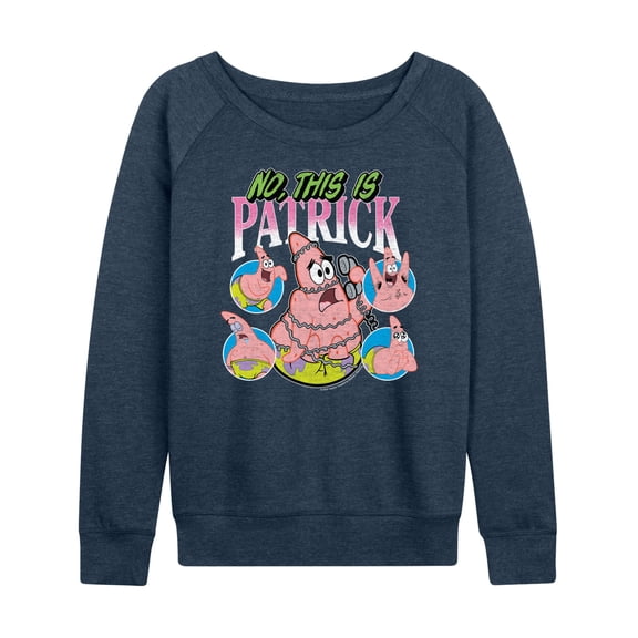 Spongebob Squarepants - No This Is Patrick - Women's French Terry Long Sleeve Shirt