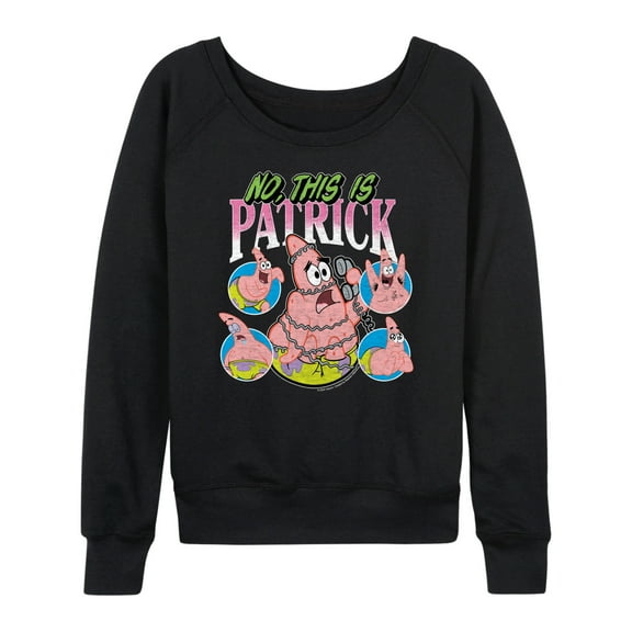 Spongebob Squarepants - No This Is Patrick - Women's French Terry Long Sleeve Shirt