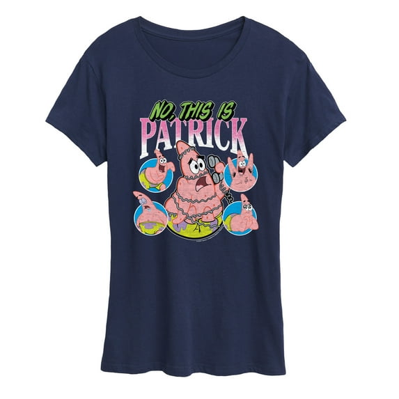 Spongebob Squarepants - No This Is Patrick - Women's Short Sleeve Graphic T-Shirt