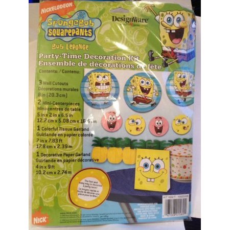 Spongebob Squarepants Party-Time Decoration Kit