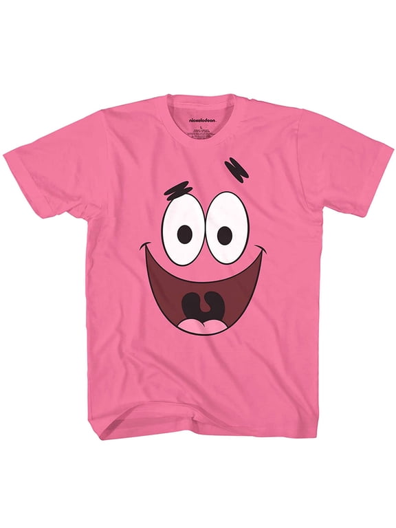 Spongebob Squarepants Patrick Face Youth Kids T-Shirt