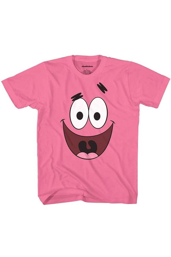 Spongebob Squarepants Patrick Face Youth Kids T-Shirt