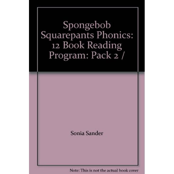 Pre-Owned Spongebob Squarepants Phonics: 12 Book Reading Program: Pack 2 / Paperback