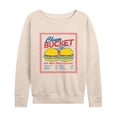 thumbnail image 1 of Spongebob Squarepants - Plankton Chum Bucket - Women's French Terry Long Sleeve Shirt, 1 of 6