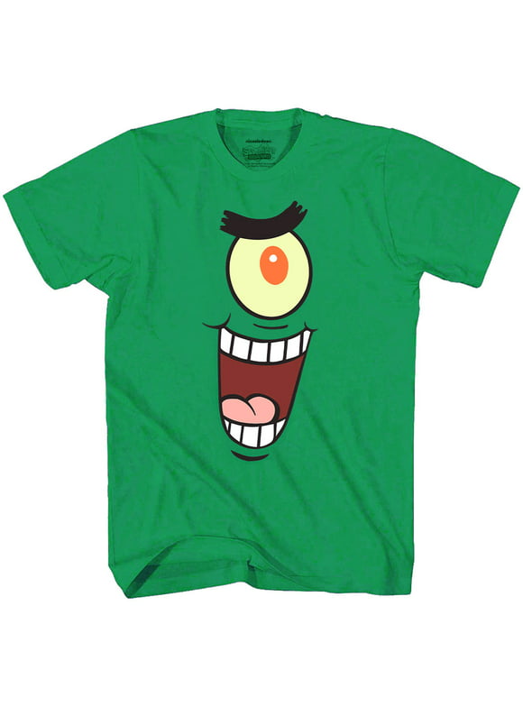 Spongebob Squarepants Plankton Sinister Face T-Shirt