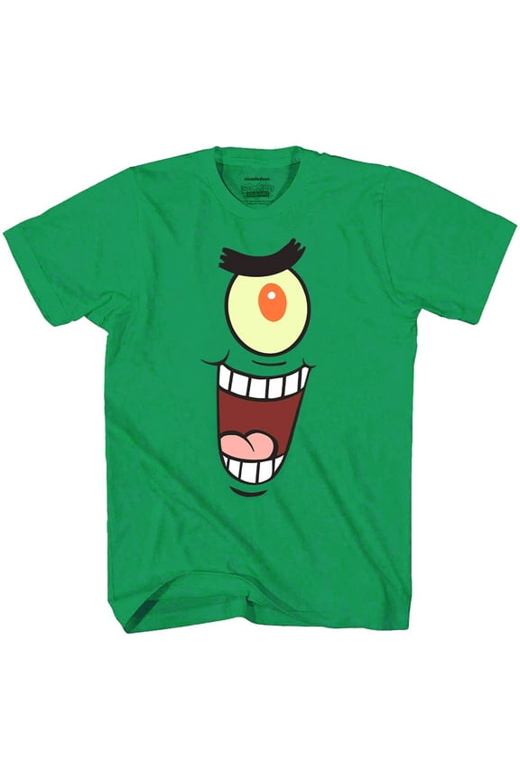 Spongebob Squarepants Plankton Sinister Face T-Shirt