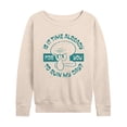 thumbnail image 1 of Spongebob Squarepants - Ruin My Day  - Women's French Terry Long Sleeve Shirt, 1 of 6
