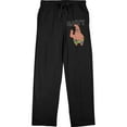 thumbnail image 1 of Spongebob Squarepants Salty Patrick Men's Black Sleep Pajama Pants-Small, 1 of 3