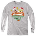 thumbnail image 1 of Spongebob Squarepants Santa And Patrick, Christmas Good Tide-Ings Kids Long Sleeve T-Shirt for Youth Boys and Girls, 1 of 2