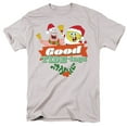 thumbnail image 1 of Spongebob Squarepants Santa And Patrick, Christmas Good Tide-Ings Unisex Adult T Shirt, 1 of 5