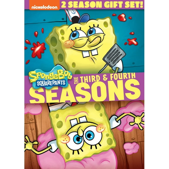 Spongebob Squarepants: Seasons 3-4 (DVD), Nickelodeon, Kids & Family