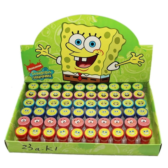 Spongebob Squarepants Self-Inking Stamp Set ( 6 Stamps, Chosen at Random)