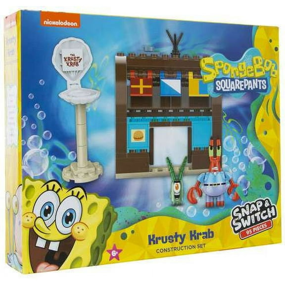 Spongebob Squarepants Snap & Switch Krusty Krab Construction Set