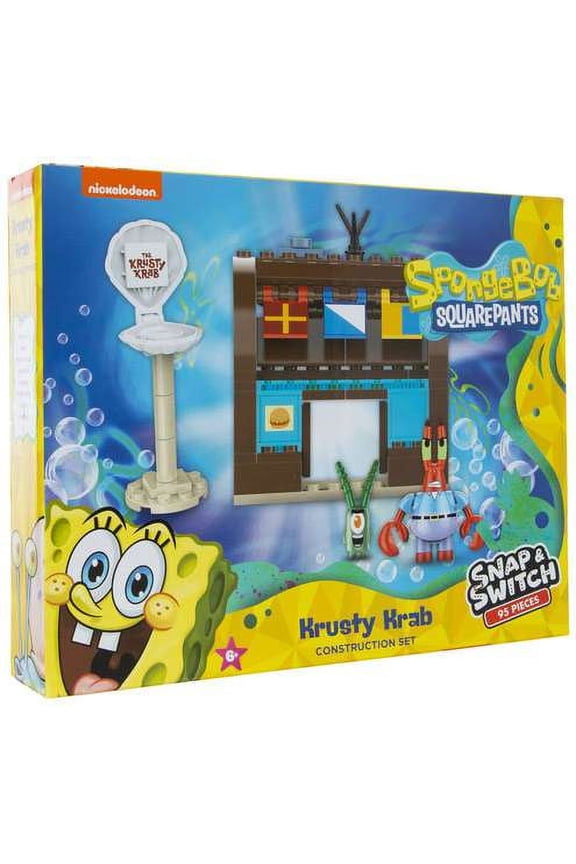 Spongebob Squarepants Snap & Switch Krusty Krab Construction Set