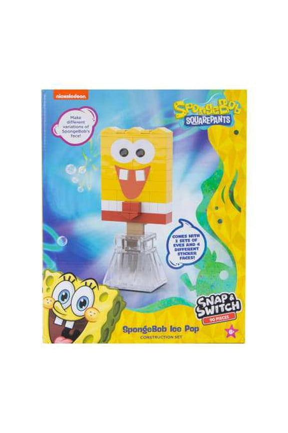 Spongebob Squarepants Snap & Switch Spongebob Ice Pop Construction Set