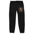 thumbnail image 1 of Spongebob Squarepants Spongebob Riding Gary the Snail Men's Black Graphic Jogger Pants-3XL, 1 of 5