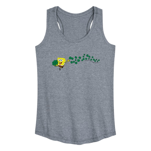 Spongebob Squarepants - Spongebob Shamrocks - Women's Racerback Tank