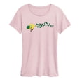 thumbnail image 1 of Spongebob Squarepants - Spongebob Shamrocks - Women's Short Sleeve Graphic T-Shirt, 1 of 4