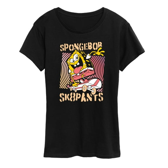 Spongebob Squarepants - Spongebob Sk8Pants - Women's Short Sleeve Graphic T-Shirt