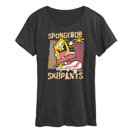 Spongebob Squarepants - Spongebob Sk8Pants - Women's Short Sleeve Graphic T-Shirt