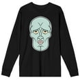 thumbnail image 1 of Spongebob Squarepants Squidward Tentacles Mens Black Graphic Long Sleeve Tee-XS, 1 of 3