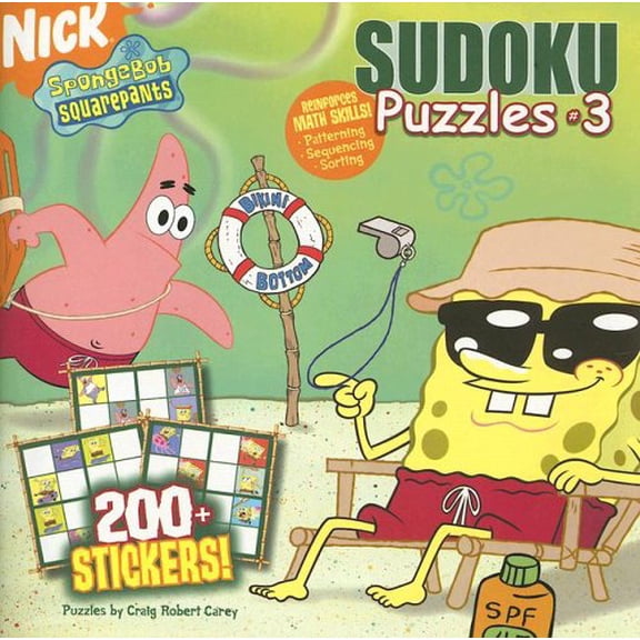 Pre-Owned Sudoku Puzzles #3 (SpongeBob SquarePants) (Paperback) 1416924280 9781416924289