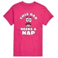 thumbnail image 1 of Spongebob Squarepants - This Dad Needs A Nap Pat - Men's Short Sleeve Graphic T-Shirt, 1 of 5