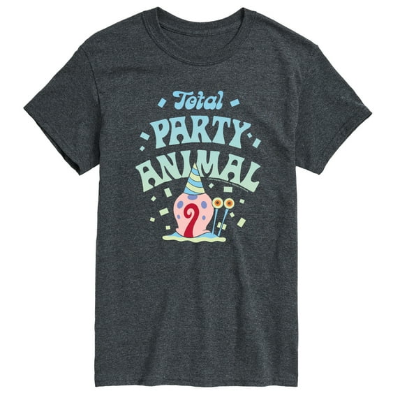Spongebob Squarepants - Total Party Animal - Men's Short Sleeve Graphic T-Shirt