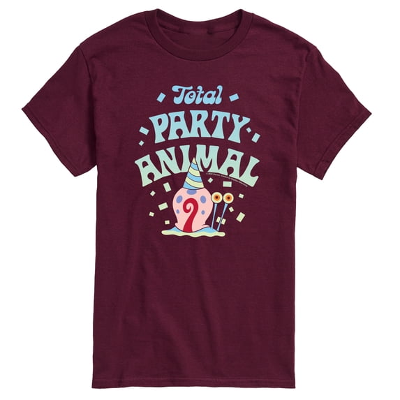 Spongebob Squarepants - Total Party Animal - Men's Short Sleeve Graphic T-Shirt