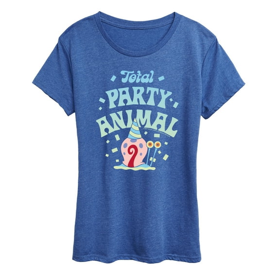 Spongebob Squarepants - Total Party Animal - Women's Short Sleeve Graphic T-Shirt