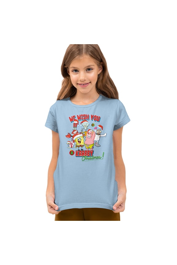We Wish You A Krabby Christmas! Kids T Shirtfor Youth Toddler Boys and Girls