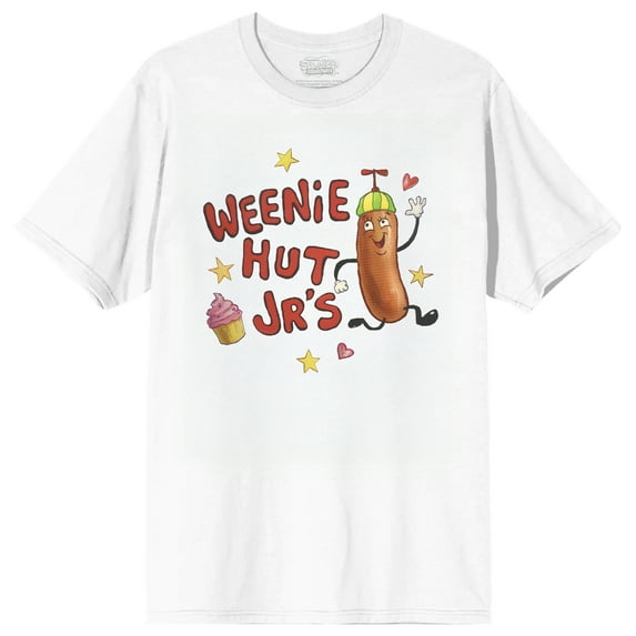 Spongebob Squarepants Weenie Hut Jr's on White Adult T-Shirt-6XL